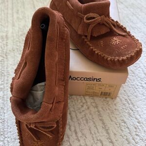 Tan Moccasins for Women